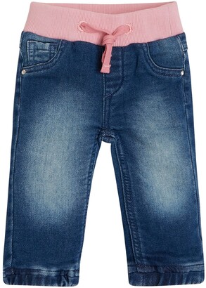 GUESS Baby Girls' Knit Denim Pull on Jogger 