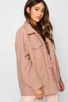 Thumbnail for your product : boohoo Teddy Faux Fur Trucker Jacket