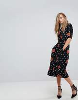 Thumbnail for your product : Diesel Polka Dot and Floral Button Through Dress