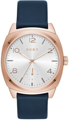 DKNY Women's Broome Navy Leather Strap Watch 36mm NY2538