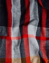 Thumbnail for your product : Marks and Spencer Elevated Check Side Fringe Scarf