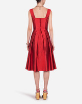 Thumbnail for your product : Dolce & Gabbana Sleeveless Mikado Midi Dress