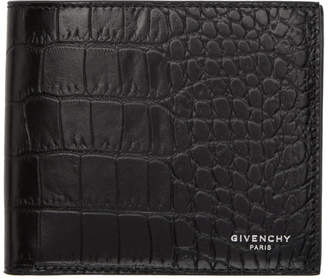 Givenchy Black Croc 8CC Wallet
