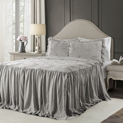 Lush Decor Ravello Ruffle Skirt Bedspread Set