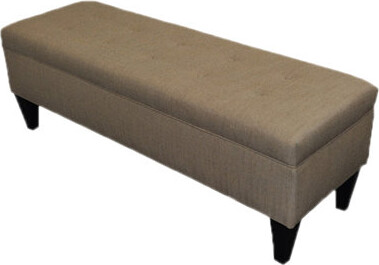 Alcott Hill Potrero Upholstered Flip top Storage Bench