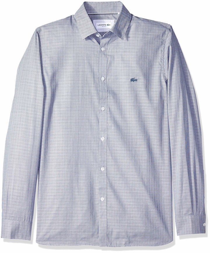 lacoste long sleeve button down