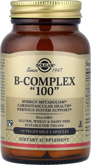 Solgar SolgarBComplex"100",50VegetableCapsules