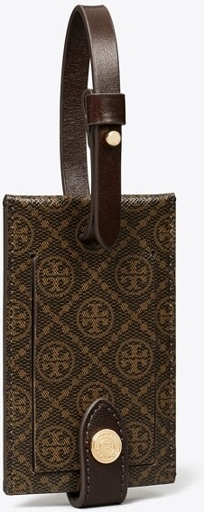 T Monogram Coated Canvas Luggage Tag