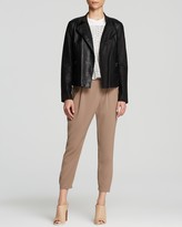 Thumbnail for your product : Vince Jacket - Texture Block Leather Moto