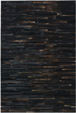 What are handmade leather rugs?