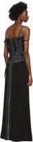 Thumbnail for your product : Givenchy Black Satin Ribbon Bustier Dress