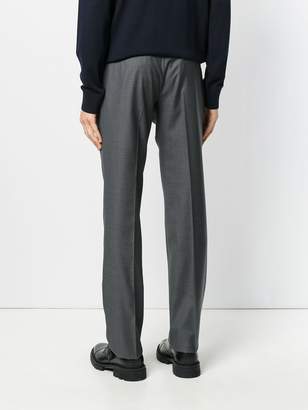Versace medusa embellished tailored trousers