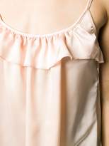 Thumbnail for your product : Guardaroba ruffle detail spaghetti strap vest top