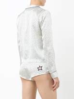 Thumbnail for your product : Fleur Du Mal printed pajama top