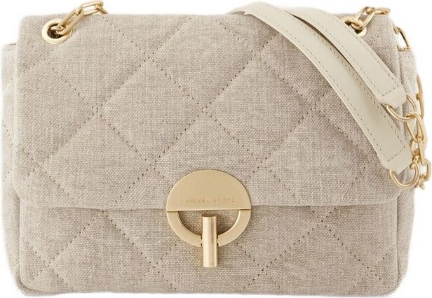 Vanessa Bruno Large Quilted Moon Shoulder Bag