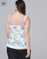 Thumbnail for your product : Whbm Plus Mixed-Media Floral Cami
