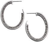 Thumbnail for your product : Coomi Sagrada Familia Engraved Hoop Earrings with Diamonds