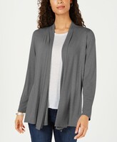 Thumbnail for your product : Karen Scott Draped Open-Front Cardigan, Created for Macy's