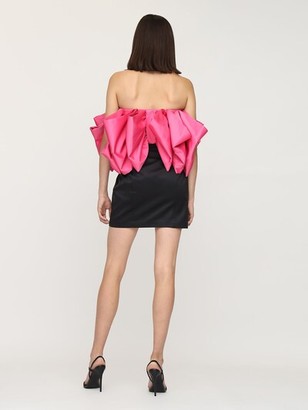 Rotate by Birger Christensen Natalie Strapless Mini Dress W/ Bow