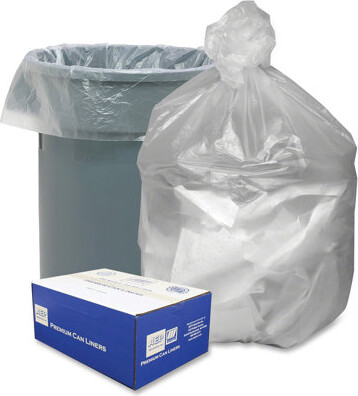 Webster Industries High Density 56-Gal Recycling Bags, 200 Count