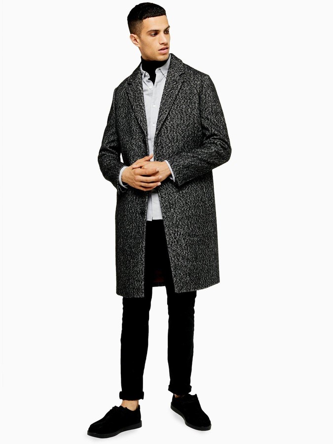 topman grey coat