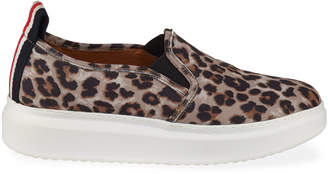 Veronica Beard Westley Leopard Slip-On Sneakers
