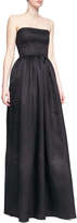 Thumbnail for your product : Black Halo Eve Mykel Strapless Crepe Gown