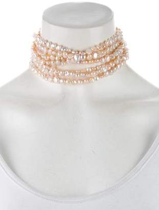 Elizabeth Showers Multistrand Pearl Necklace