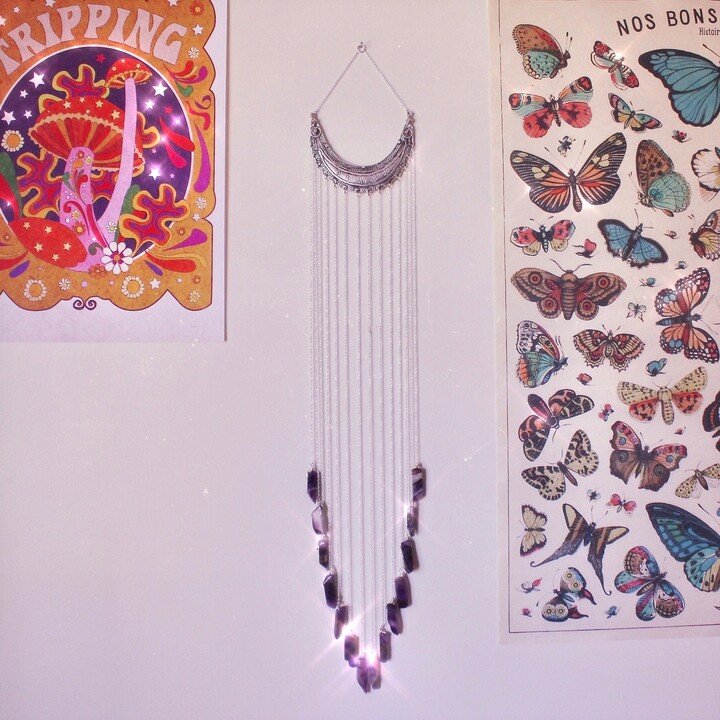 Etsy Crystal Mobile - Hippie Decor Wall Hanging Home Decor