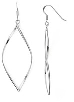 Thumbnail for your product : Argentovivo Open Twist Drop Earrings