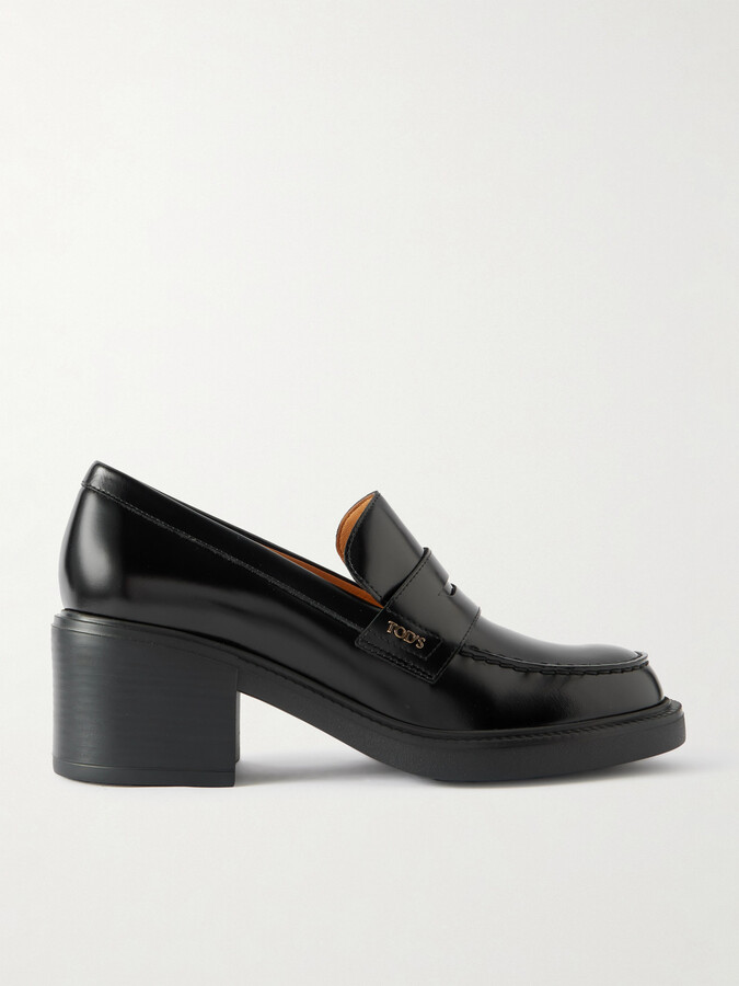 Tod's Gomma Leather Loafers - Black