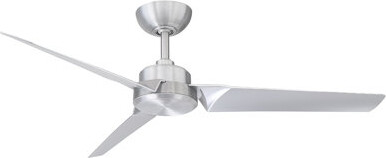 Modern Forms Roboto 3 - Blade Indoor/Outdoor Smart Ceiling Fan with Remote Control Included, Works With Alexa and iOS / Android App