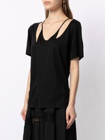 Thumbnail for your product : GOEN.J Overlaid Short-Sleeve Top
