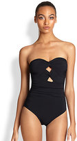Thumbnail for your product : Karla Colletto Swim One-Piece Twist-Bandeau Swimsuit