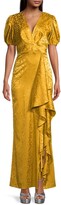 Thumbnail for your product : Sachin + Babi Fiona Puff-Sleeve Draped Gown