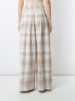Thumbnail for your product : ALUF Savannah wide-leg trousers