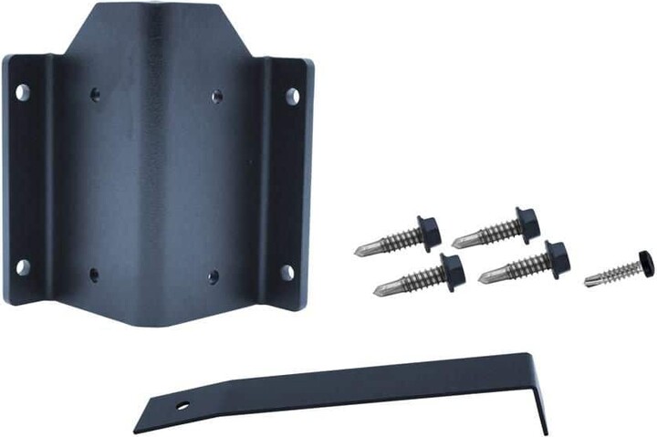 Aria Railing 6 in. W x 8 in. H Black Inside Corner Bracket for 52 in. Fascia Post Kit