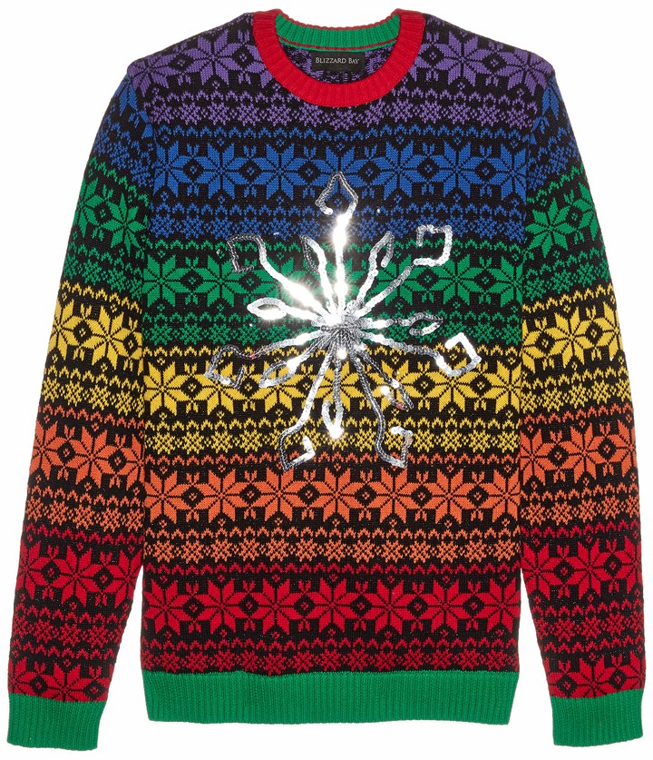mens rainbow jumper