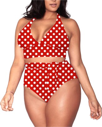 Plus size halter swimwear Clearance