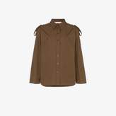 Thumbnail for your product : Givenchy diagonal pocket cotton military shirt