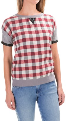Kenneth Cole Reaction Plaid Shirt - Short Sleeve (For Women)