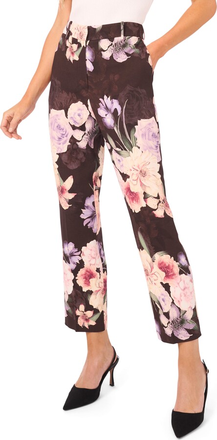 Ted Baker Lee Slim Floral Ankle Pants