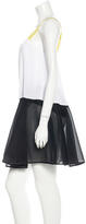 Thumbnail for your product : Sandro Pleated Colorblock Dress