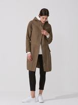 Thumbnail for your product : Frank and Oak Cotton-Linen Hooded Anorak in Olive