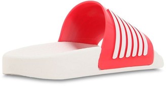 Emporio Armani Logo Printed Rubber Slide Sandals