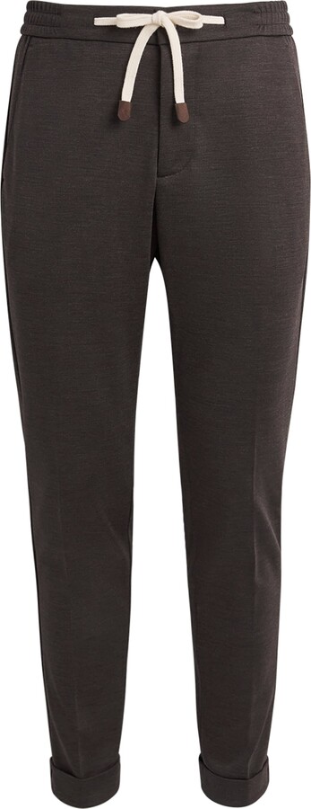 Marco Pescarolo Virgin Wool-Blend Drawstring Trousers