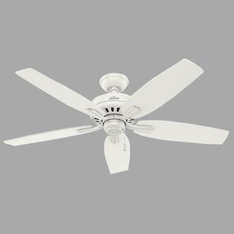 Hunter Newsome 52 in. Indoor/Outdoor Fresh White Ceiling Fan