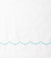 Thumbnail for your product : Matouk Scallop Full/Queen Embroidered 350 Thread Count Flat Sheet