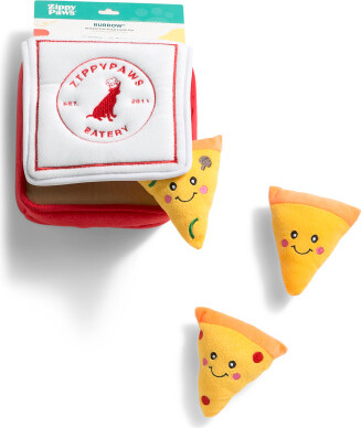 TJMAXX Pizza Box Pet Toy, Polyester
