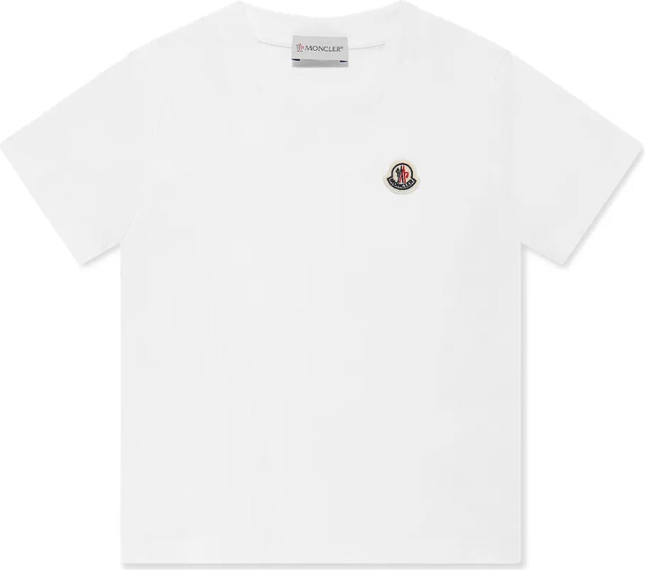 Moncler Enfant logo-patch cotton T-shirt